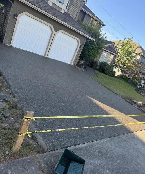 Exposed Aggregate Driveway in Federal Way